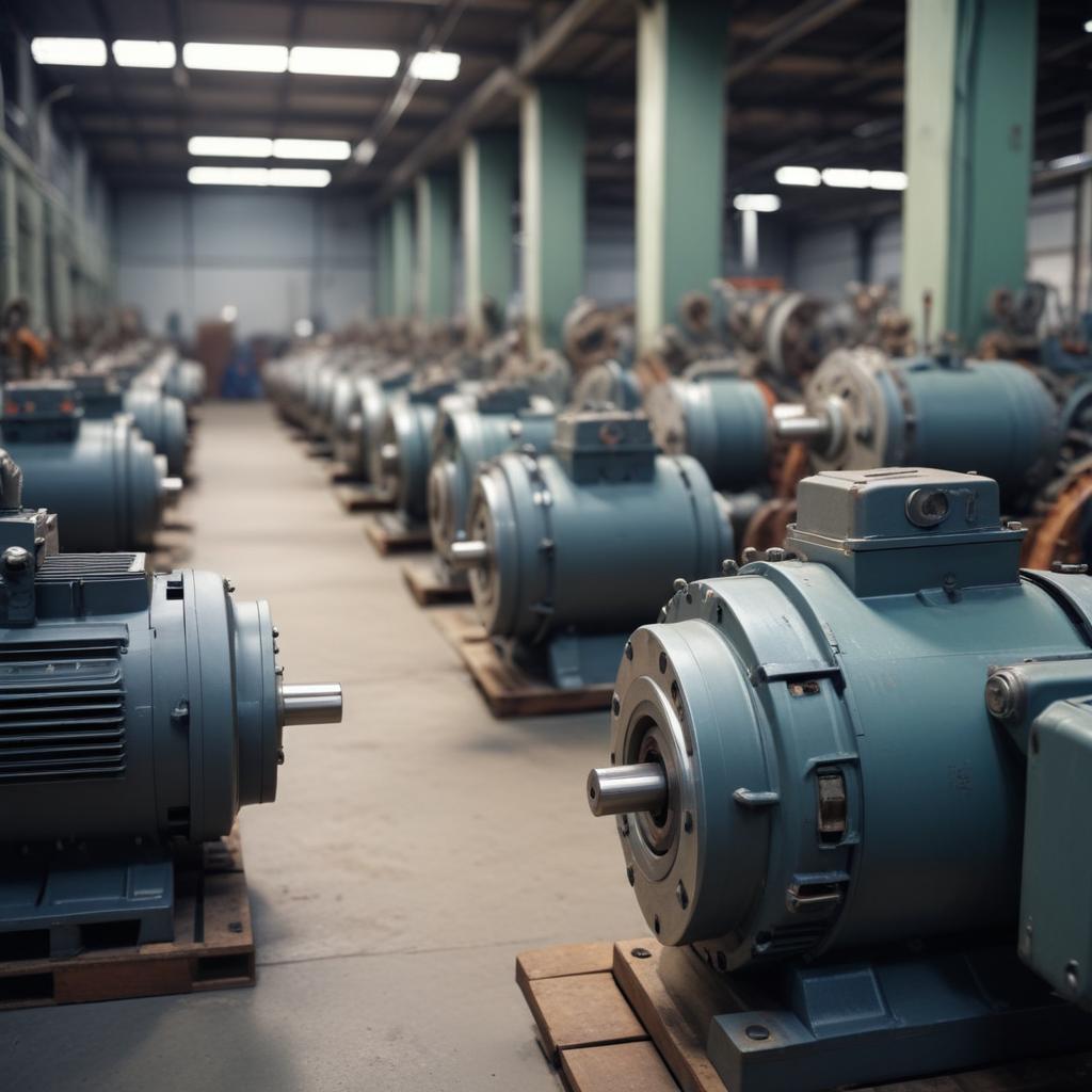 Промышленные электродвигатели: типы, характеристики и области применения