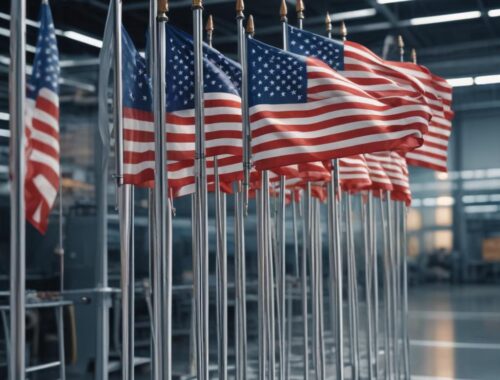 Изготовление флагов и флагштоков с логотипами: технологии печати и выбор материалов