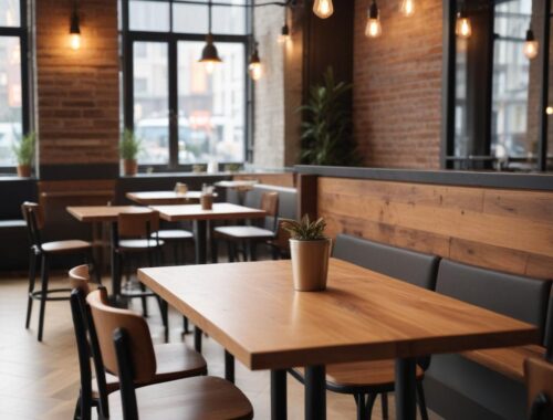 Мебель для кафе и ресторанов: обзор видов, материалов и критериев выбора