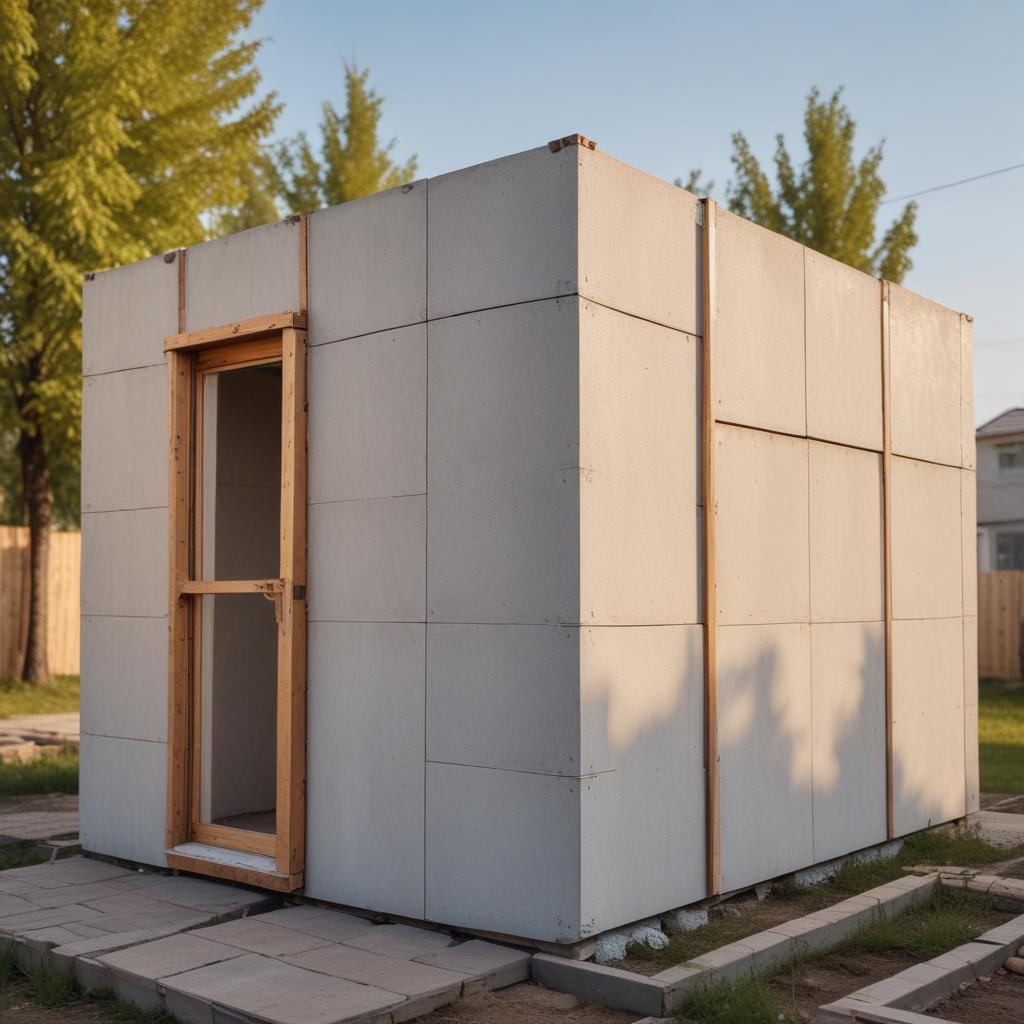 Хозблок со сборкой на участке: цена от 45000 рублей