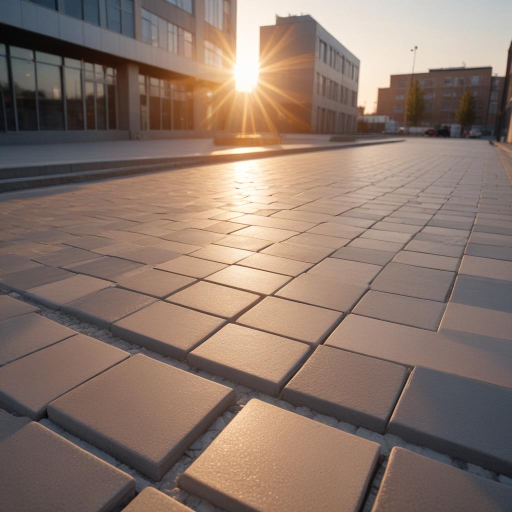 Новый завод по производству тротуарной плитки и бордюров запущен