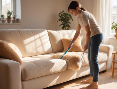 Очистка мягкой мебели своими руками