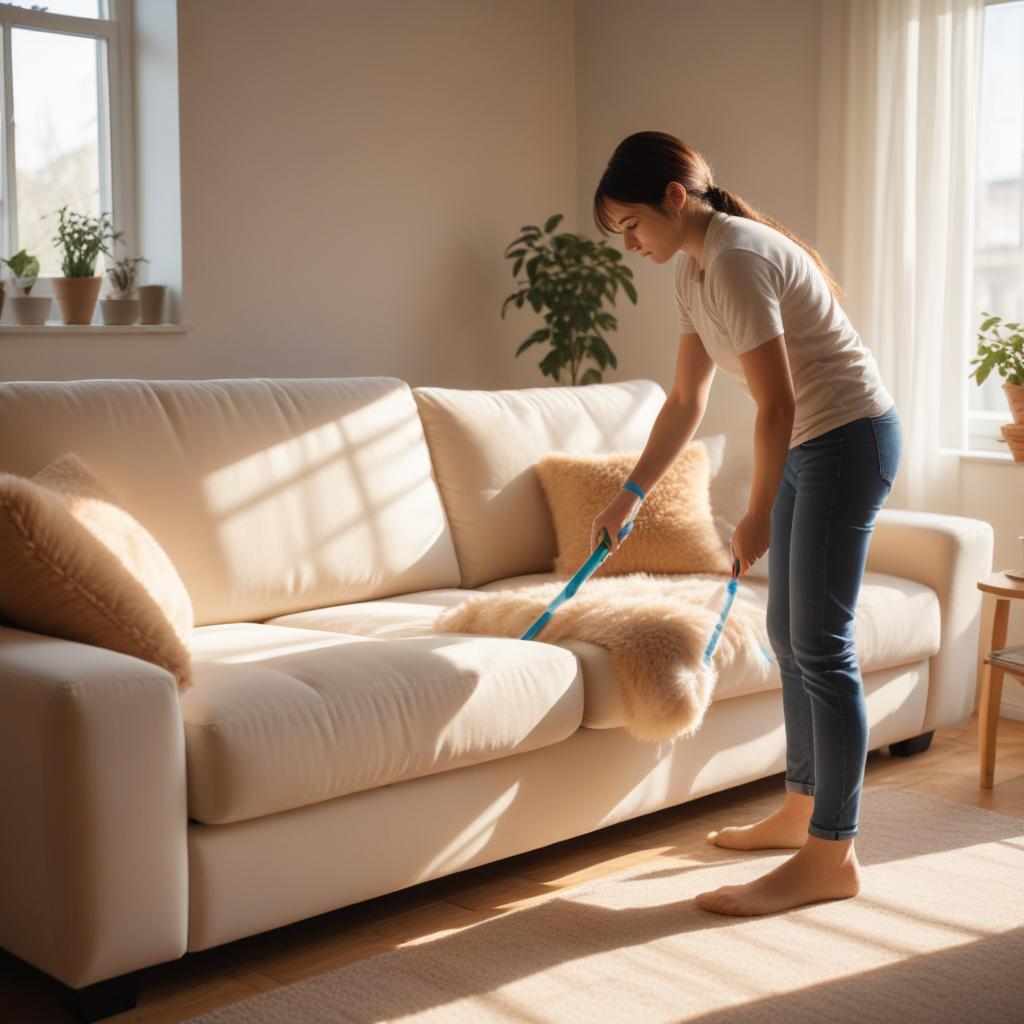 Очистка мягкой мебели своими руками