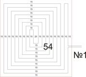 Схема укладки петель водяного теплого пола Расчет водяного теплого пола Расчет стоимости водяного теплого пола, водяной теплый пол своими руками.