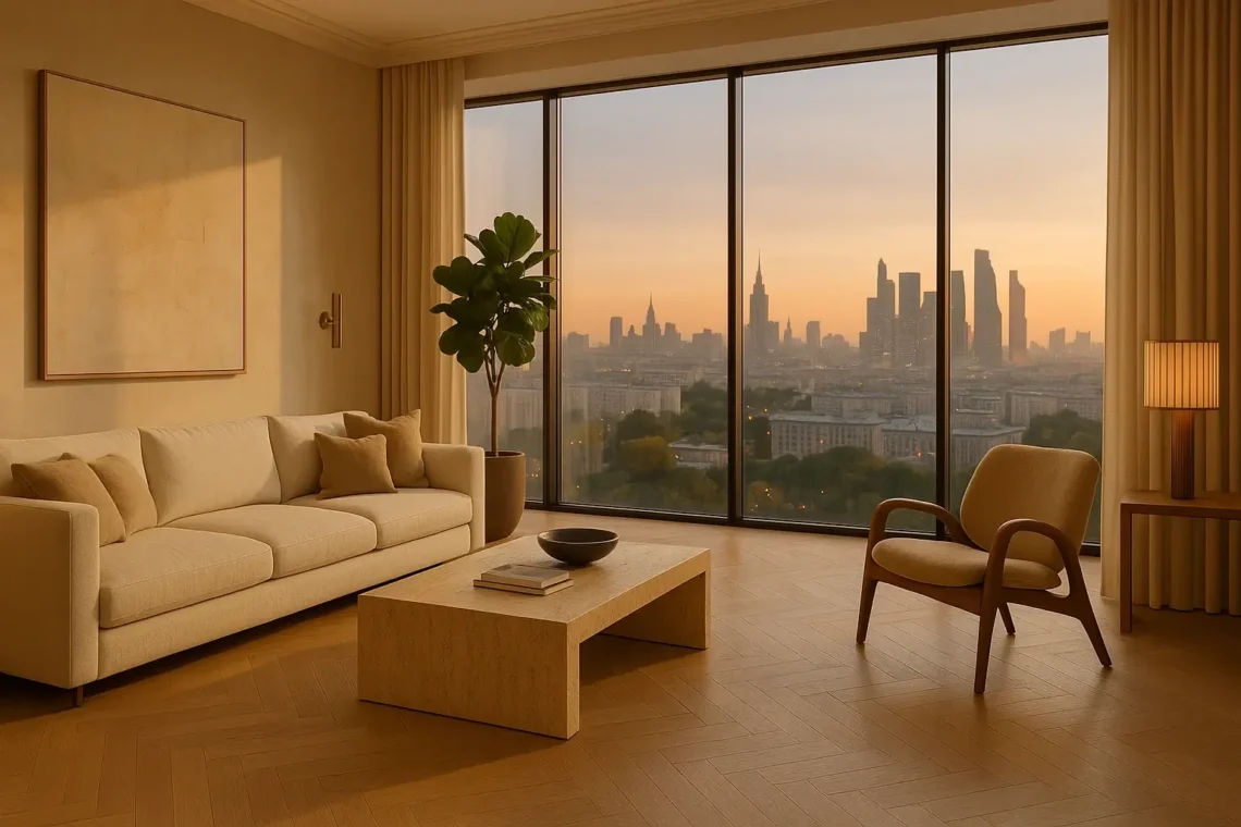 Тренды дизайна интерьера 2026 в Москве — стили, цвета, материалы и ошибки. Struktura