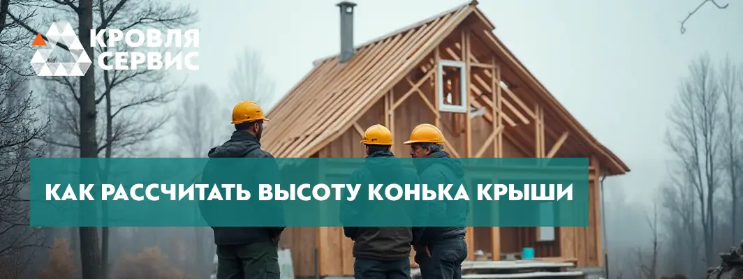 Как рассчитать высоту конька крыши — Блог Завода Кровля Сервис