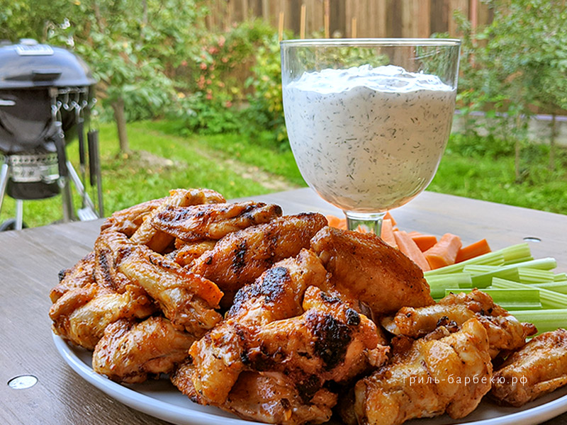 Рецепт: Соус «Ранч» на гриле (видео) — Гриль и барбекю