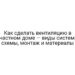 Как сделать вентиляцию в частном доме — виды систем, схемы, монтаж и материалы